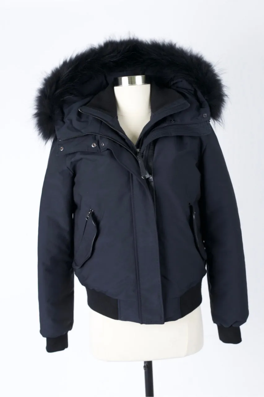 Down Puffer Jacket W/ Fur Trim