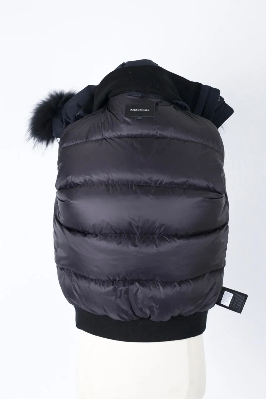 Down Puffer Jacket W/ Fur Trim