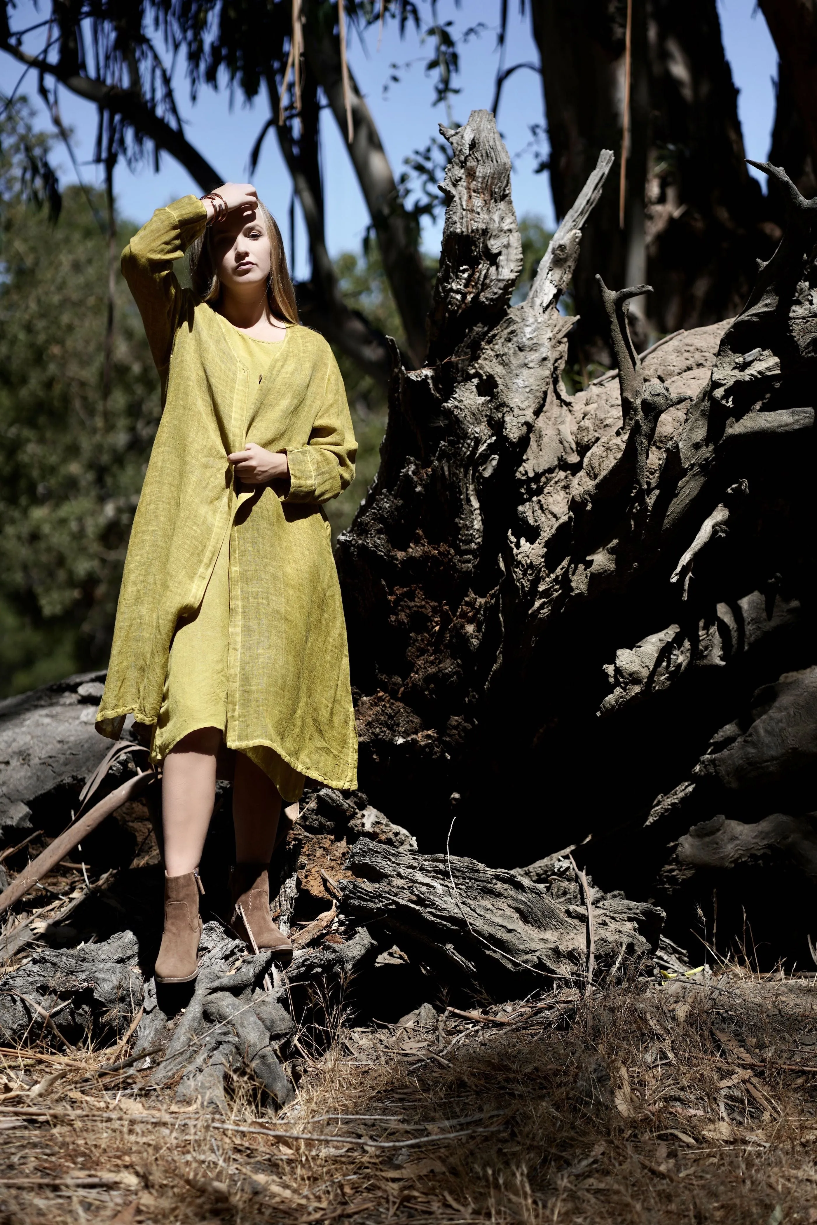 Eisley Duster Coat Mustard