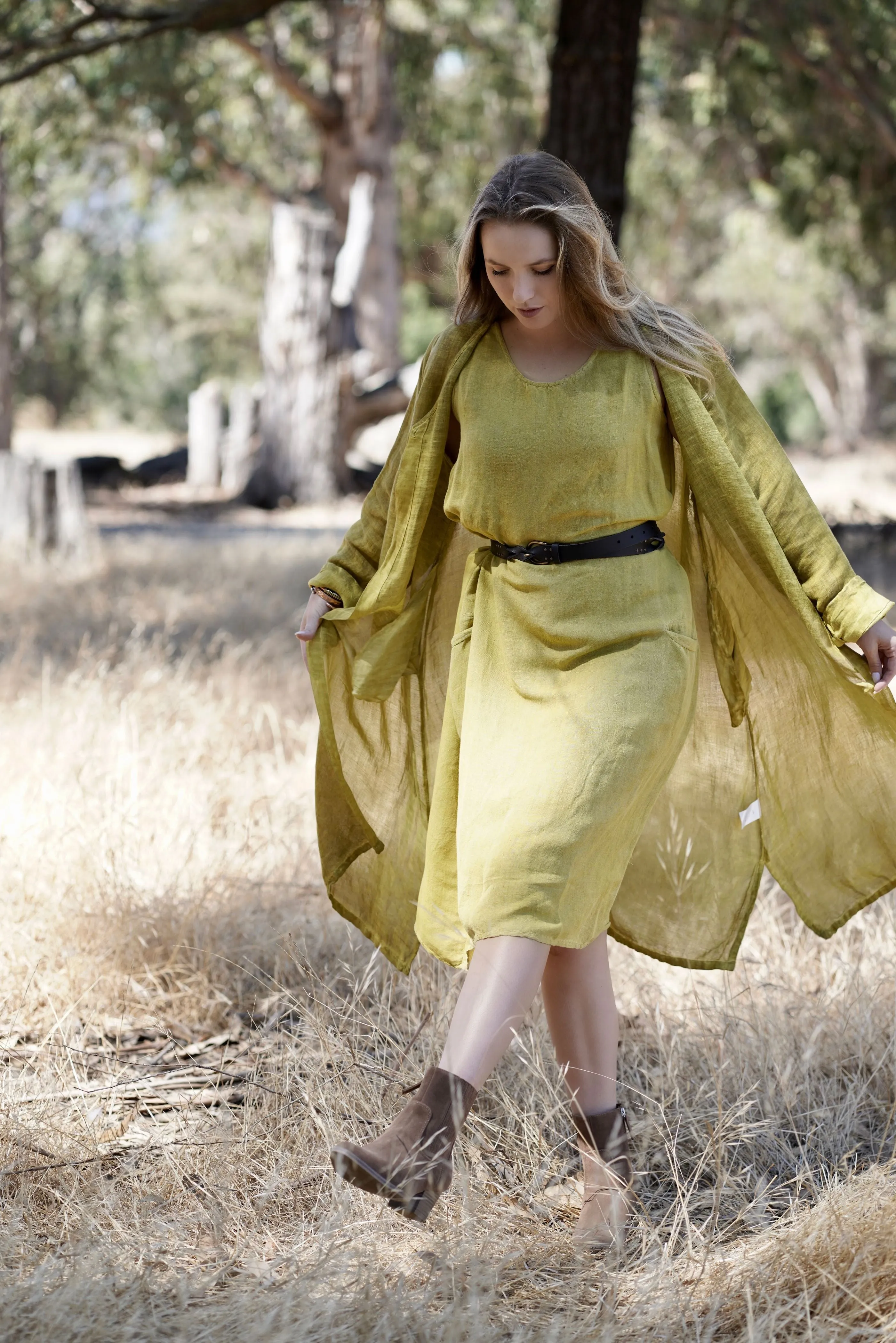 Eisley Duster Coat Mustard