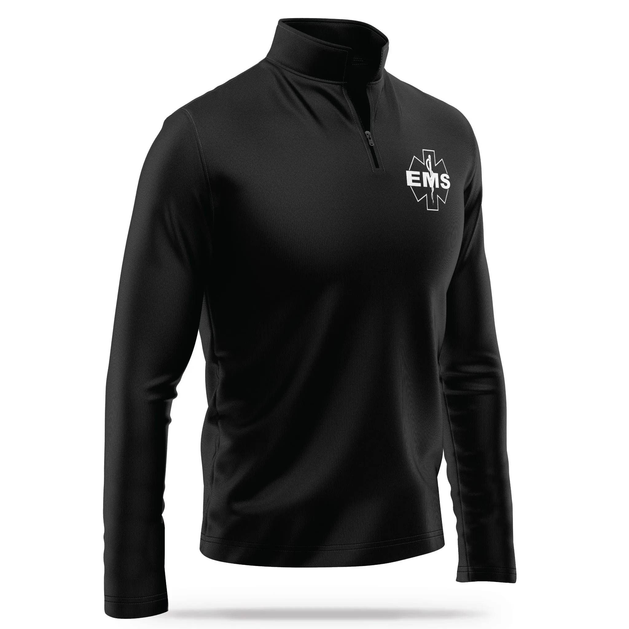 [EMS] Performance Quarter Zip [BLK/WHT]