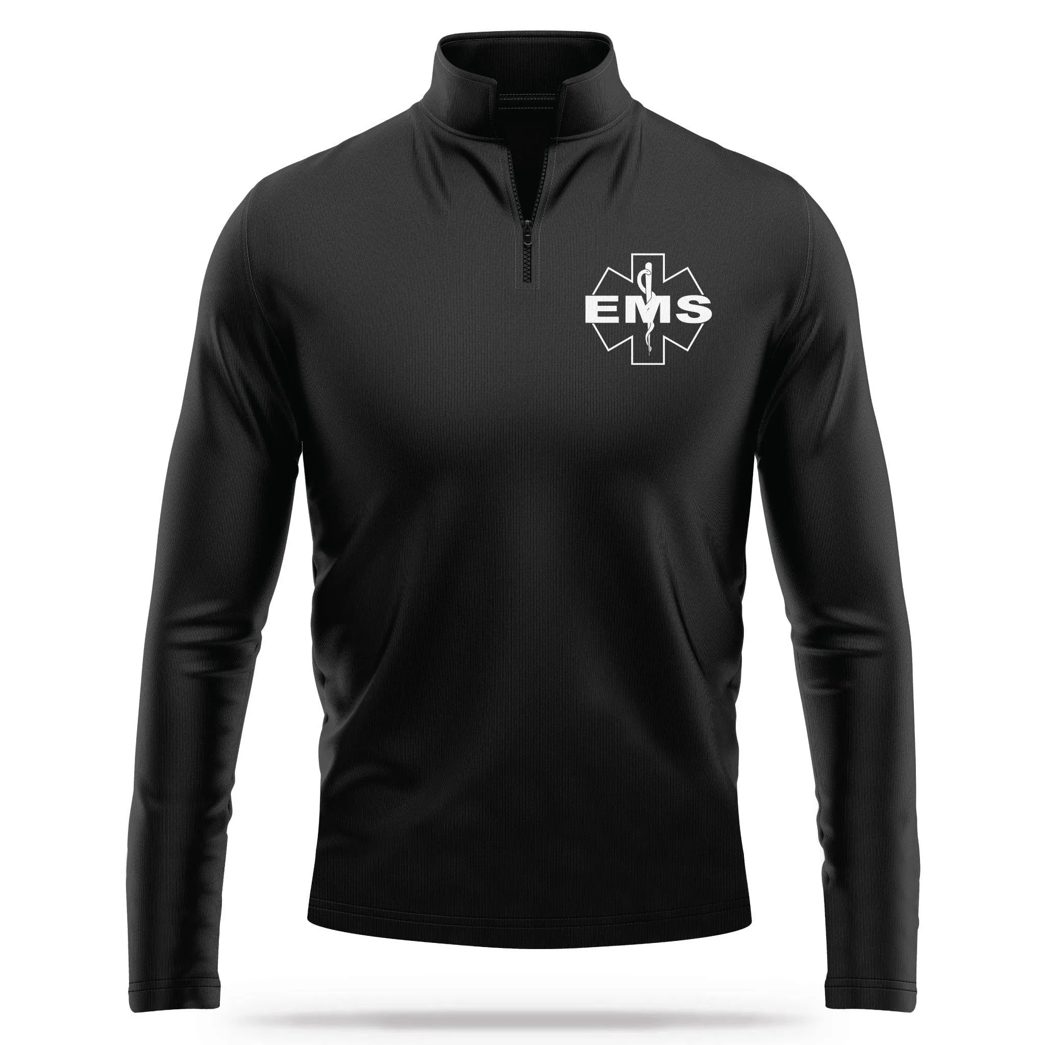 [EMS] Performance Quarter Zip [BLK/WHT]