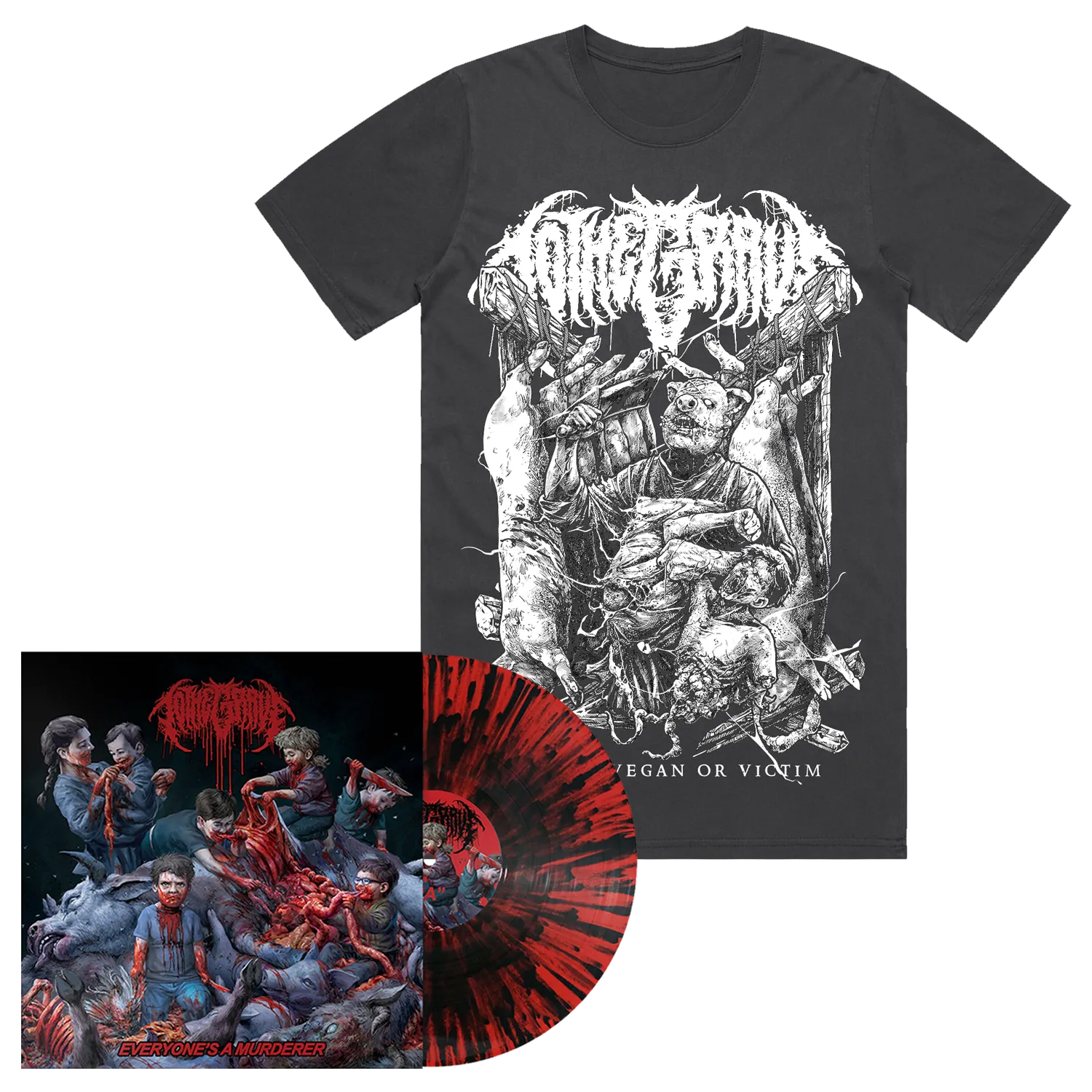 Everyone's A Murderer LP   T-Shirt Bundle