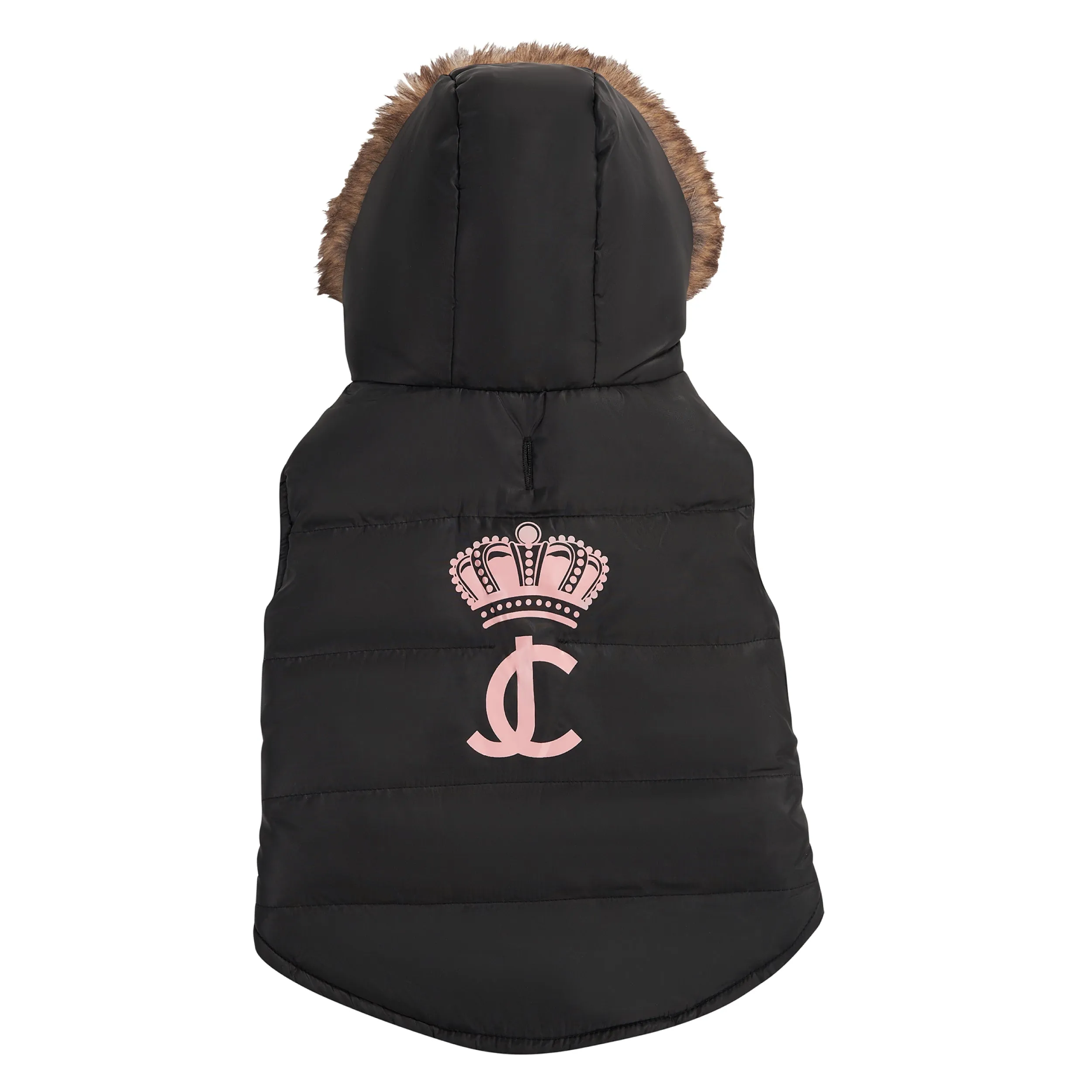 Faux Fur Hooded Pet Jacket