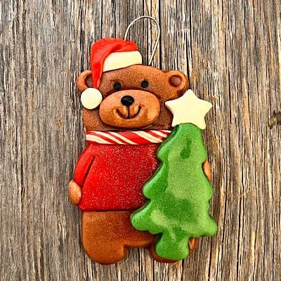 First Christmas Teddy Bear Ornament