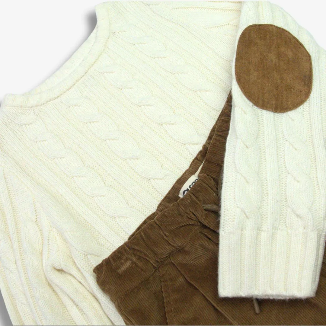 Fisherman Sweater | Winter White