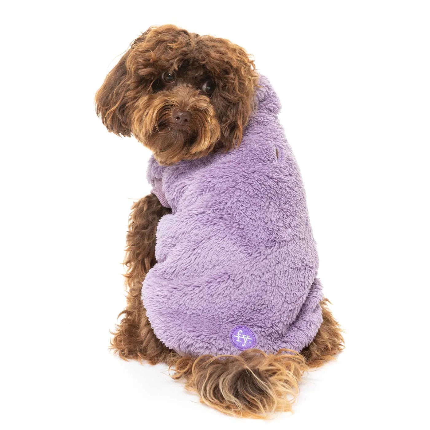 FuzzYard Lilac Turtle Teddy Sweater