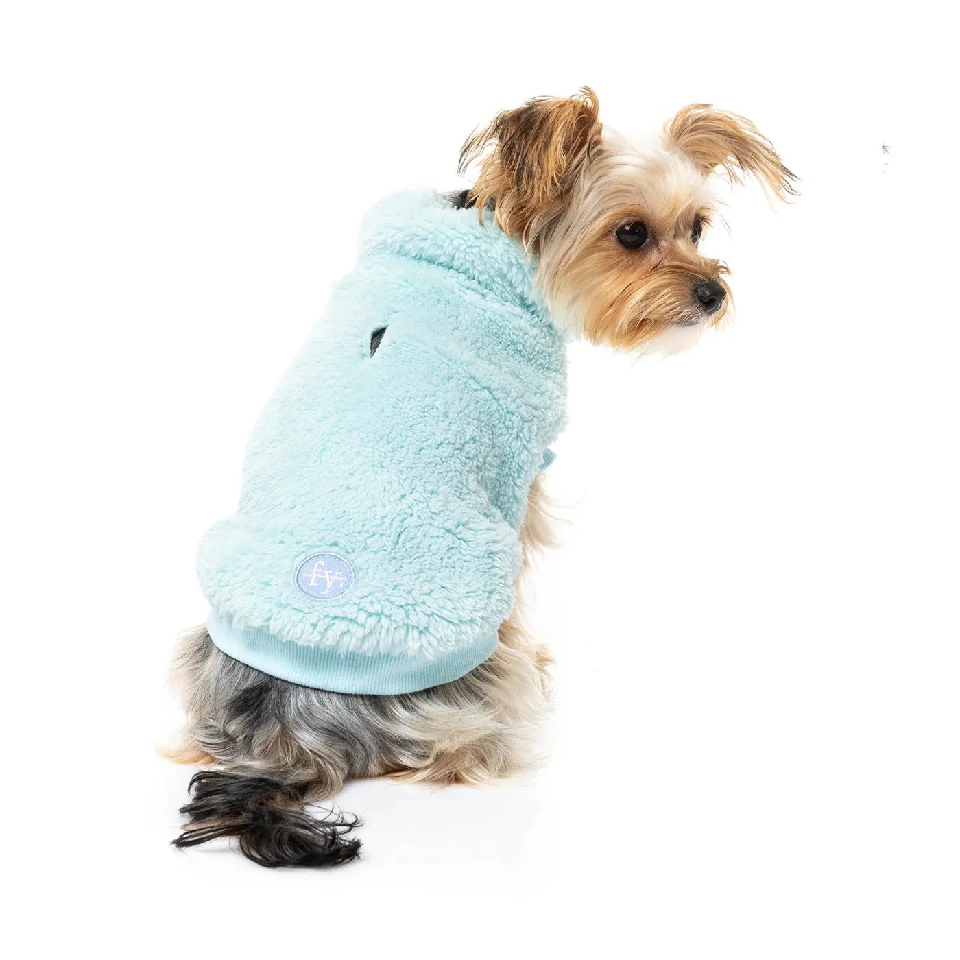 FuzzYard Mint Turtle Teddy Sweater