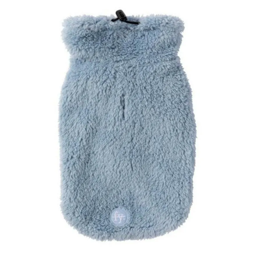 FuzzYard | Turtle Teddy Sweater - Washed Blue