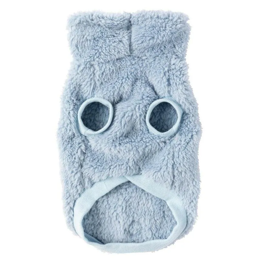 FuzzYard | Turtle Teddy Sweater - Washed Blue