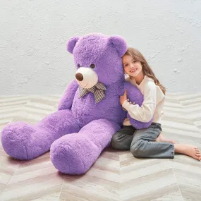 Giant Teddy Bear Stuffed Animal Toy, Purple, 39/47/55 Inches