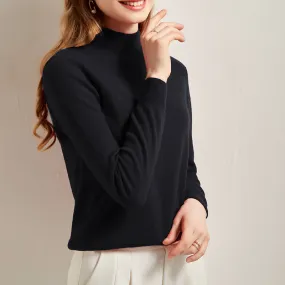 Half Turtleneck Thickened Bottoming Short Knitted Sweater