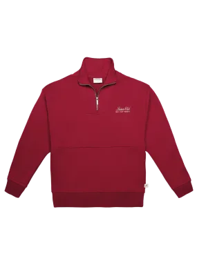 Half Zip Sweater (Merlot)