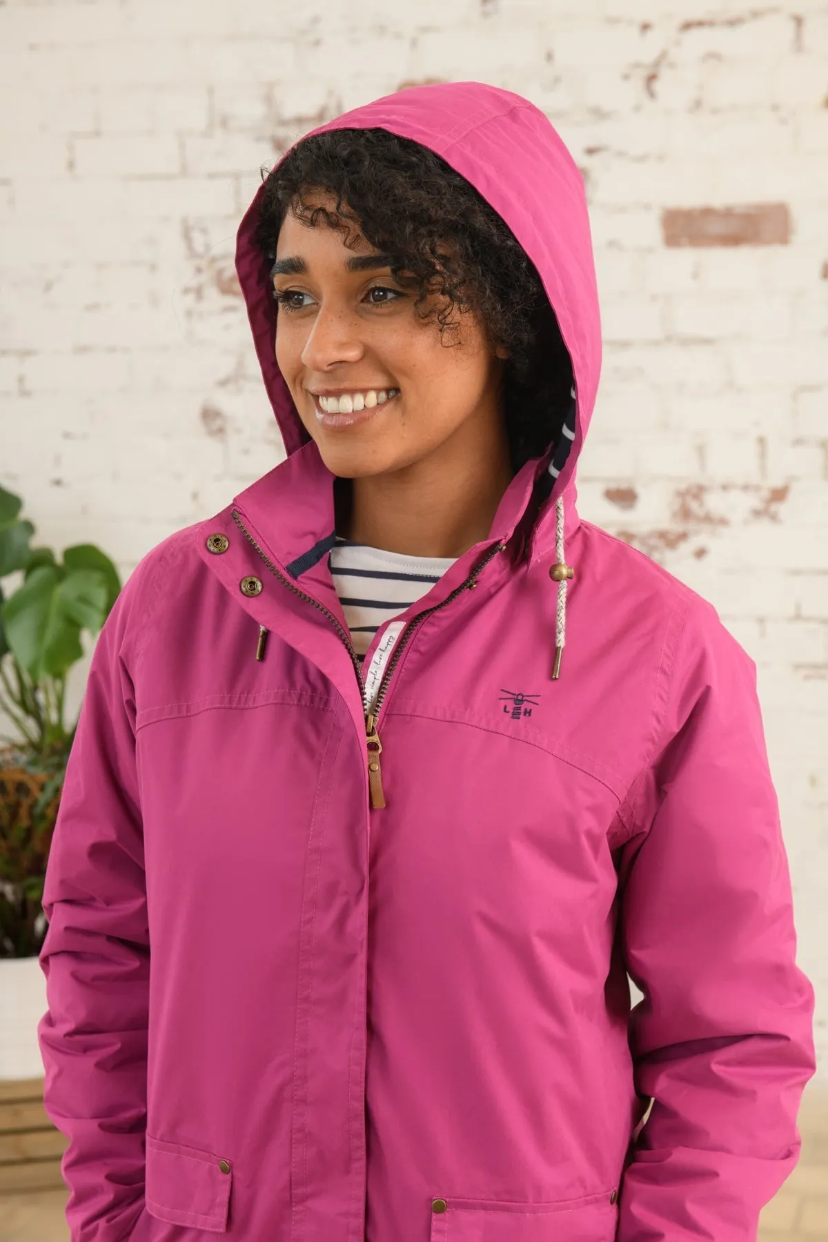 Iona Coat - Fuchsia