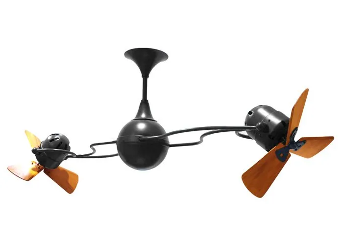 Italo Ventania 62" Ceiling Fan with Wood Blades