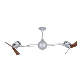 Italo Ventania 62" Ceiling Fan with Wood Blades