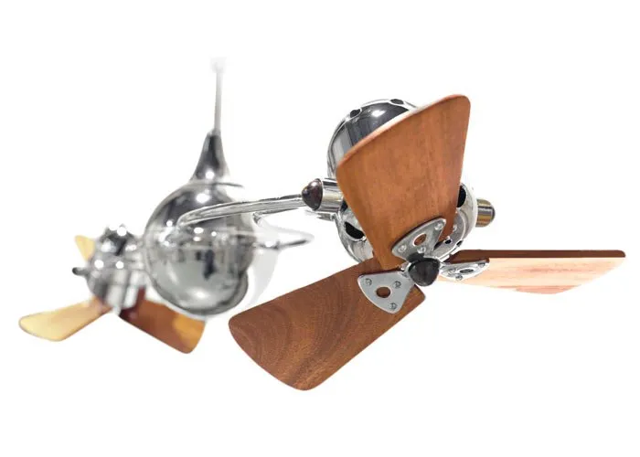 Italo Ventania 62" Ceiling Fan with Wood Blades