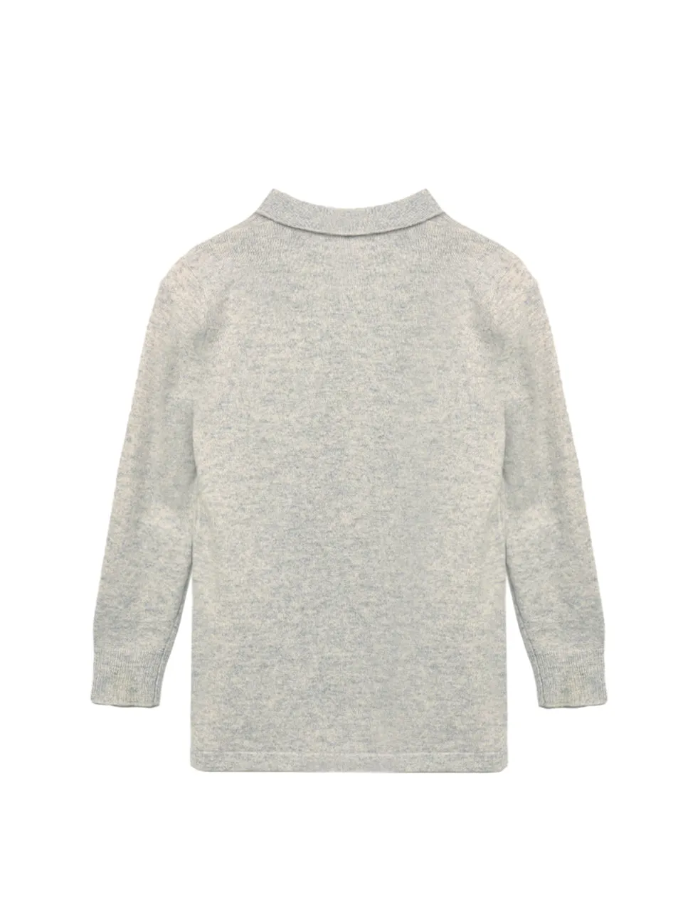 Kids Polo Sweater_Grey