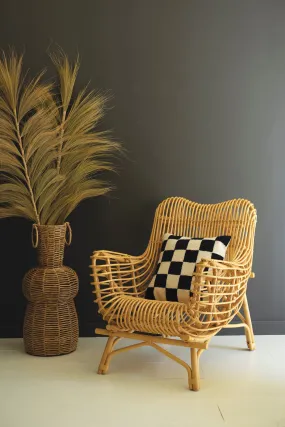 Large Rattan Arm Chair