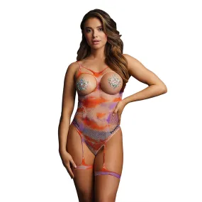 Le Desir Bliss Open Cup Strappy Teddy Tie Dye UK 6 to 14