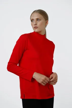 Lewis Turtleneck Scarlet Red