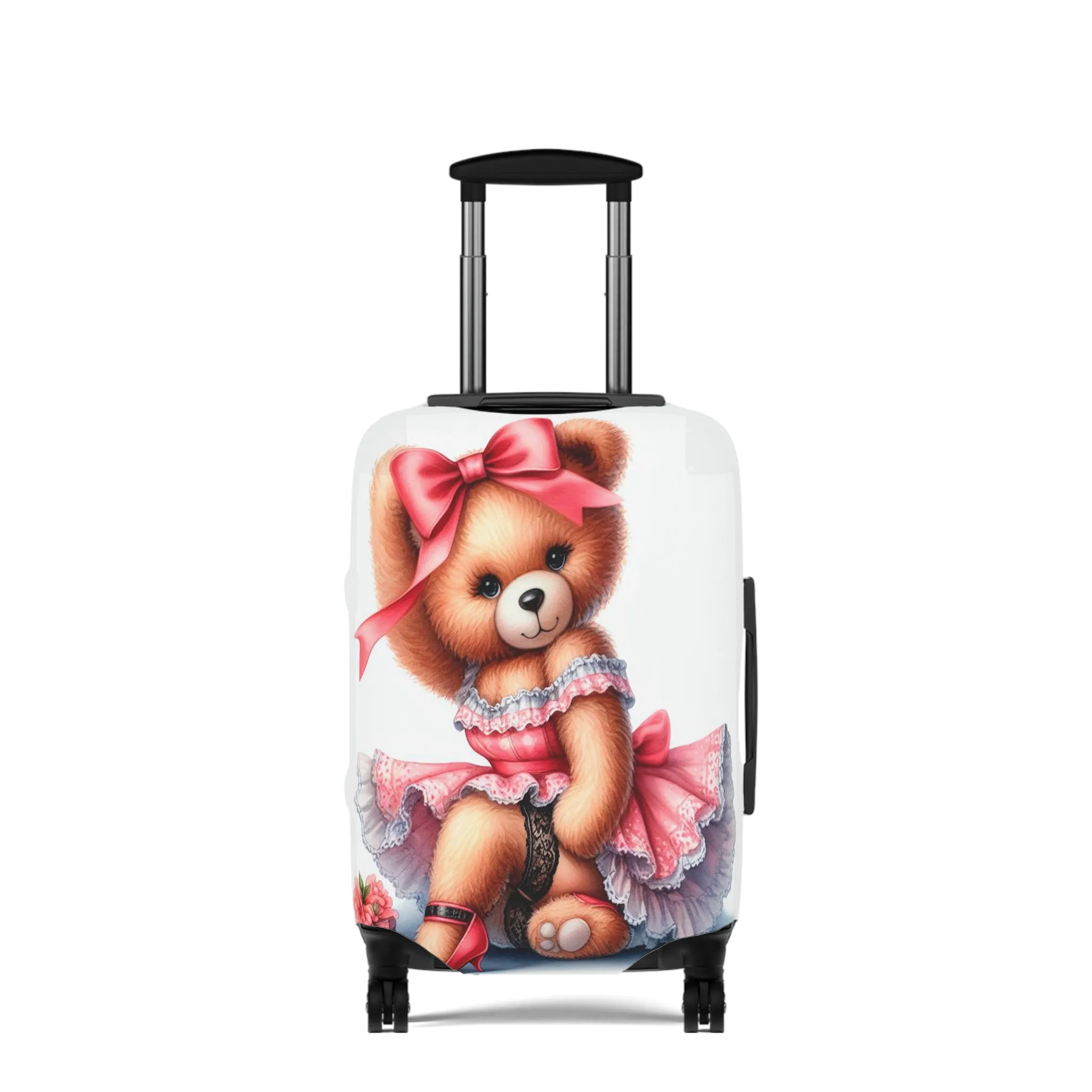 Luggage Cover, Rockabilly, Teddy Bear, awd-3035