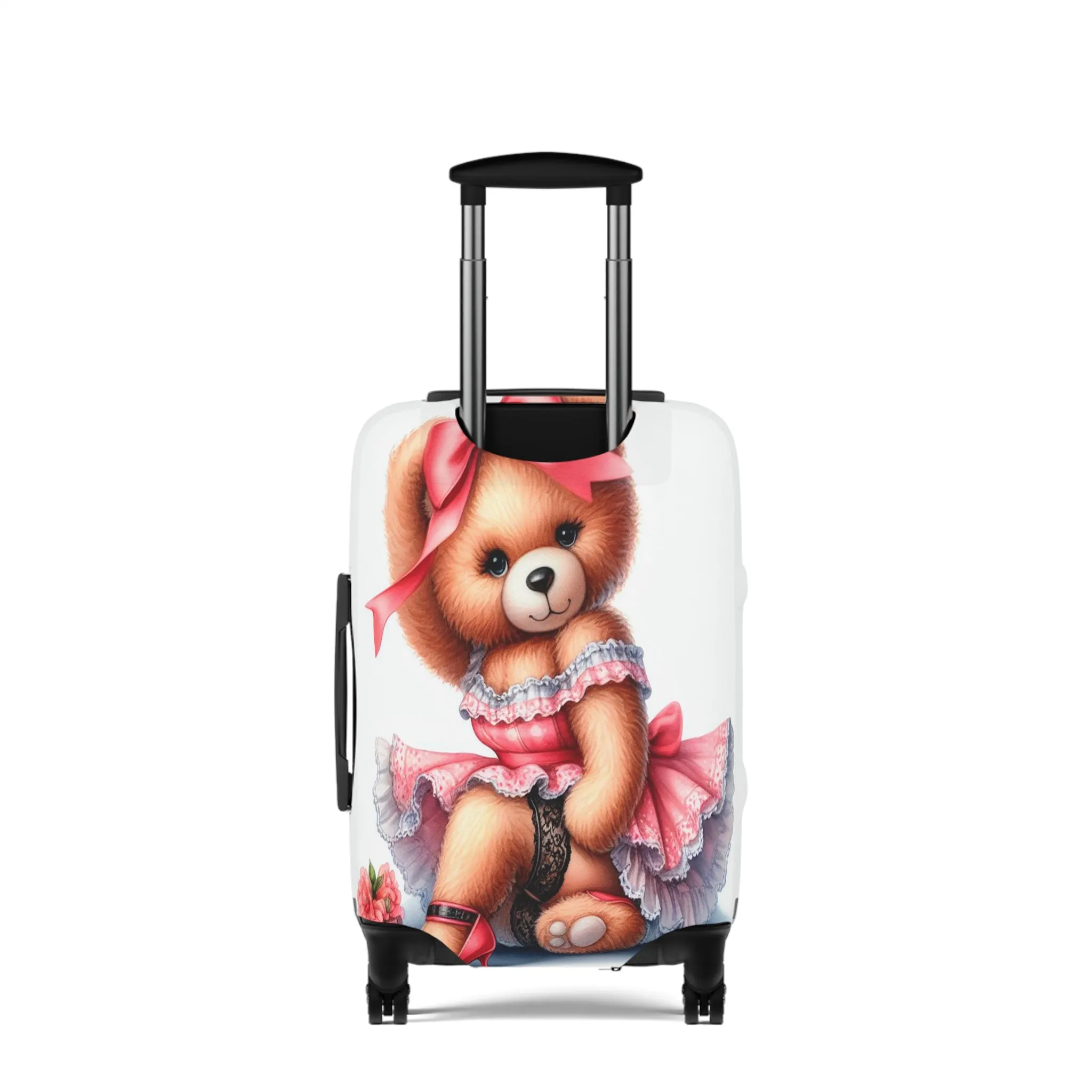 Luggage Cover, Rockabilly, Teddy Bear, awd-3035