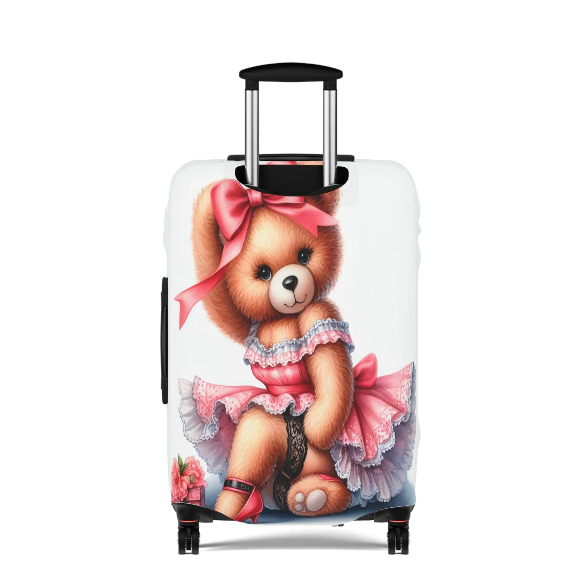 Luggage Cover, Rockabilly, Teddy Bear, awd-3035