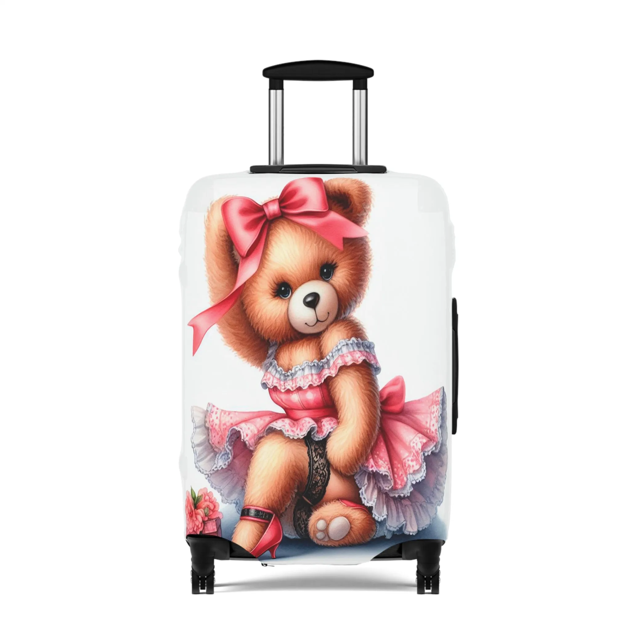 Luggage Cover, Rockabilly, Teddy Bear, awd-3035