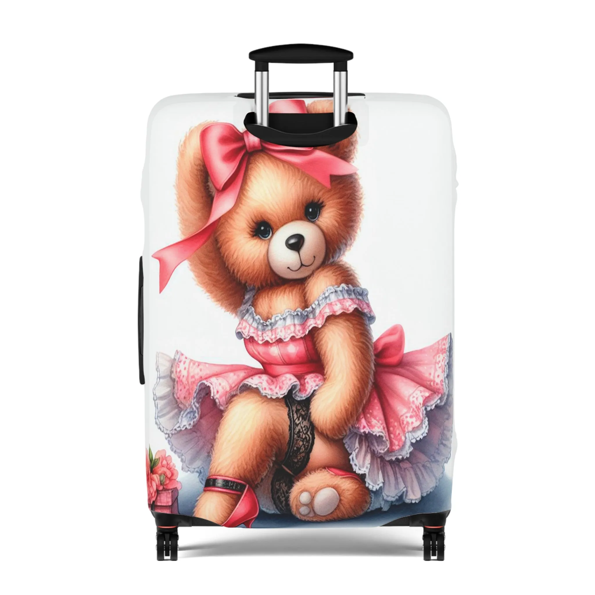 Luggage Cover, Rockabilly, Teddy Bear, awd-3035