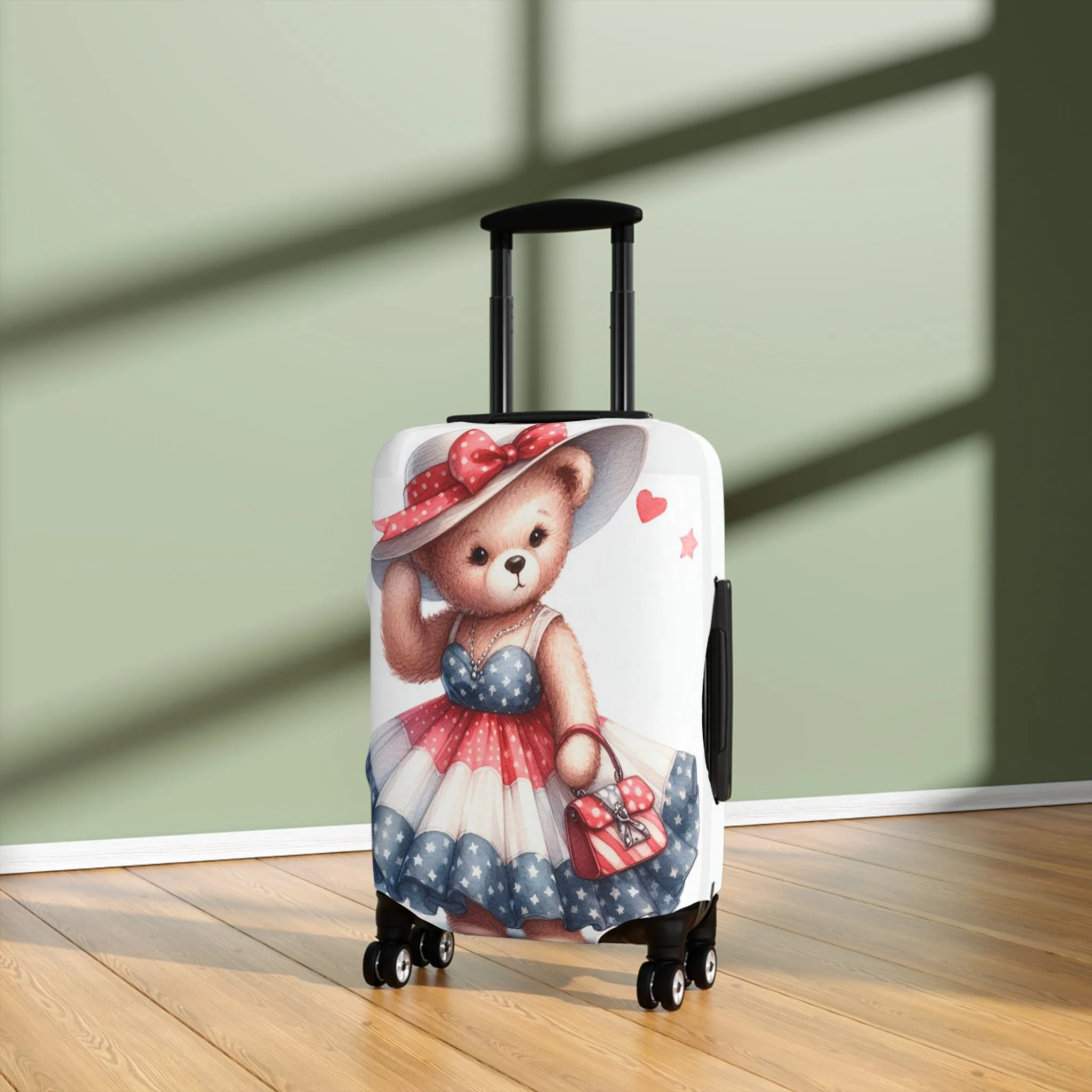 Luggage Cover, Teddy Bear, awd-3029