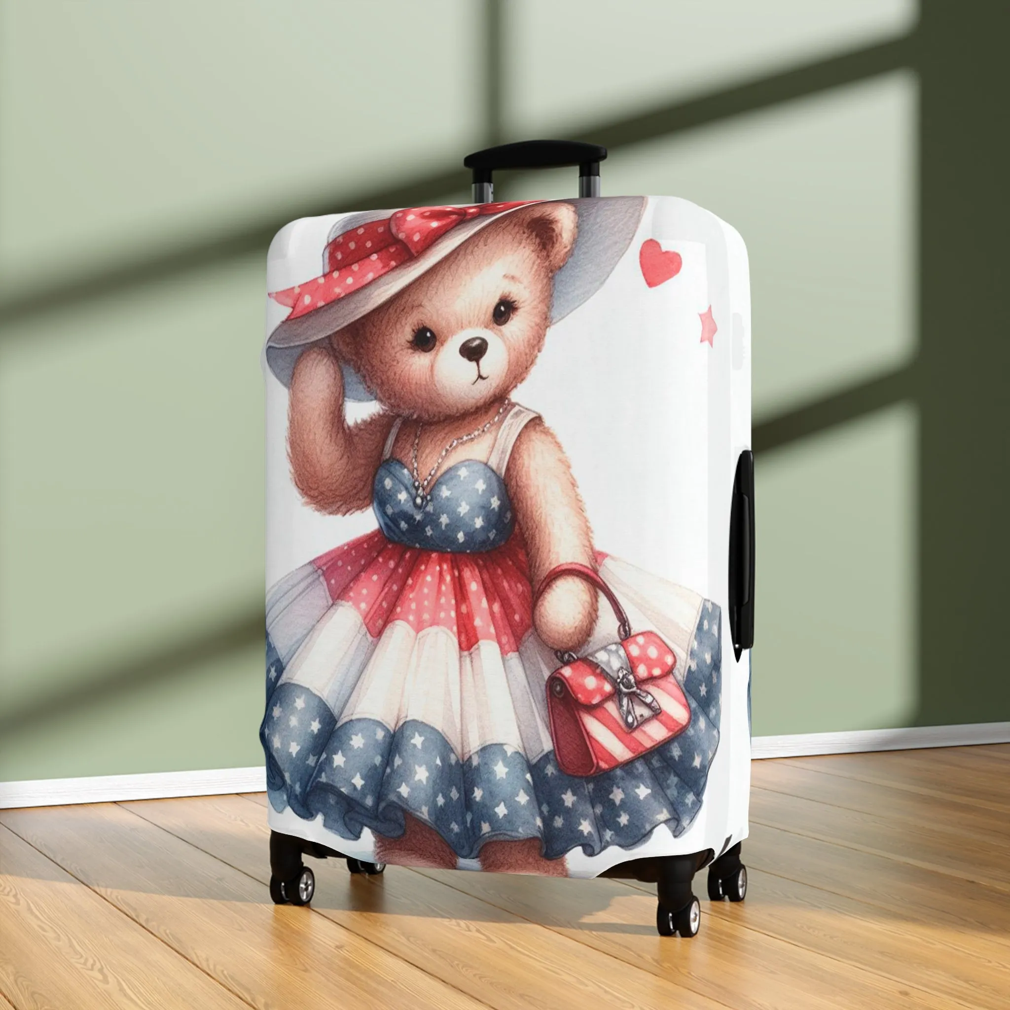 Luggage Cover, Teddy Bear, awd-3029