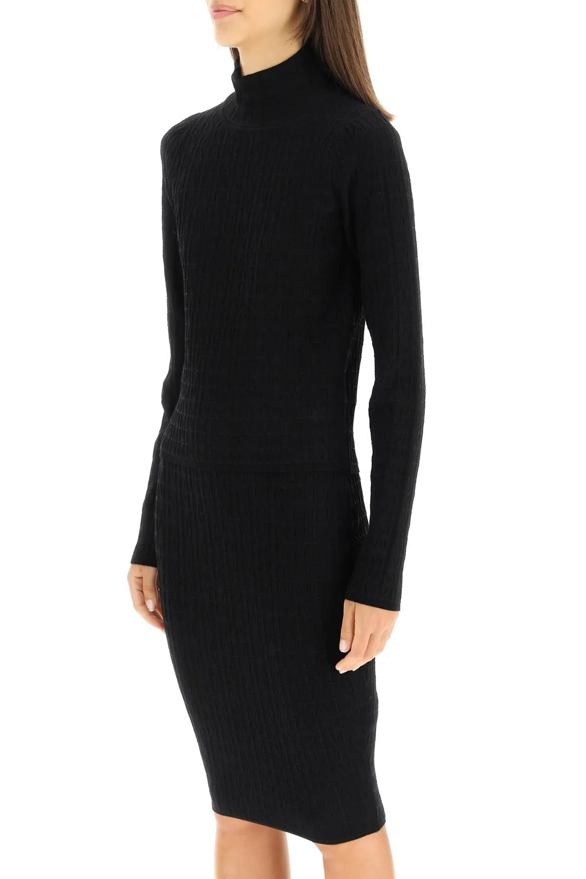 Marciano by guess 'emma' monogram turtleneck sweater