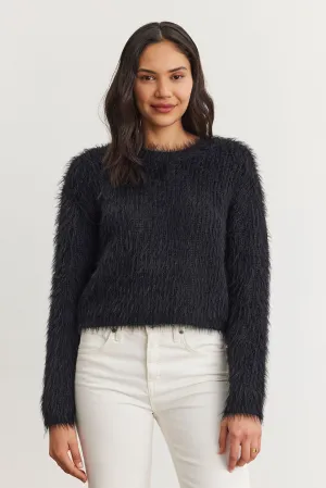 Maylie | Feather Yarn Sweater