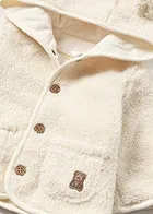 Mayoral Cream Teddy Bear Coat