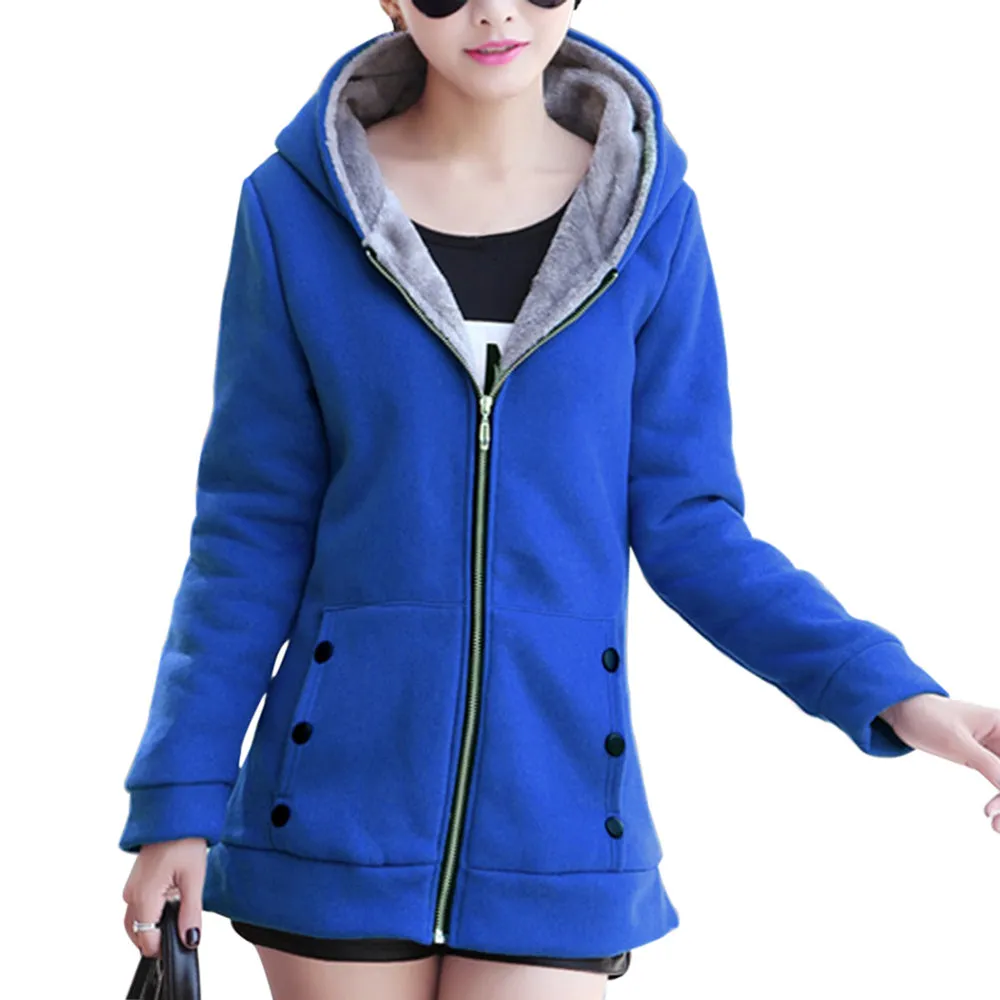 Mid-length plus size sweater coat