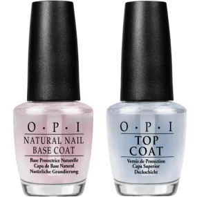 OPI Nail Lacquer Treatment - Natural Base Coat   Top Coat