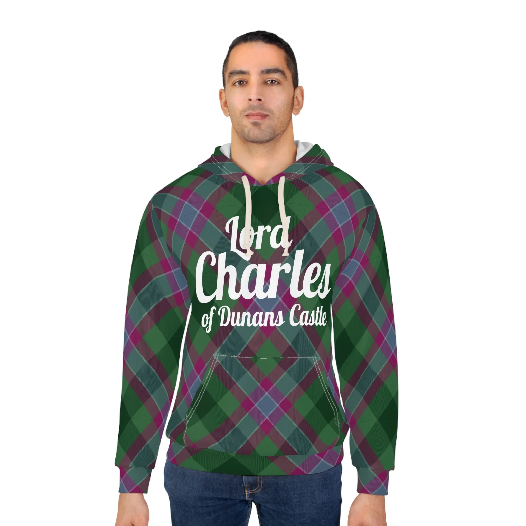 Personalised Dunans Rising Tartan Hoodie