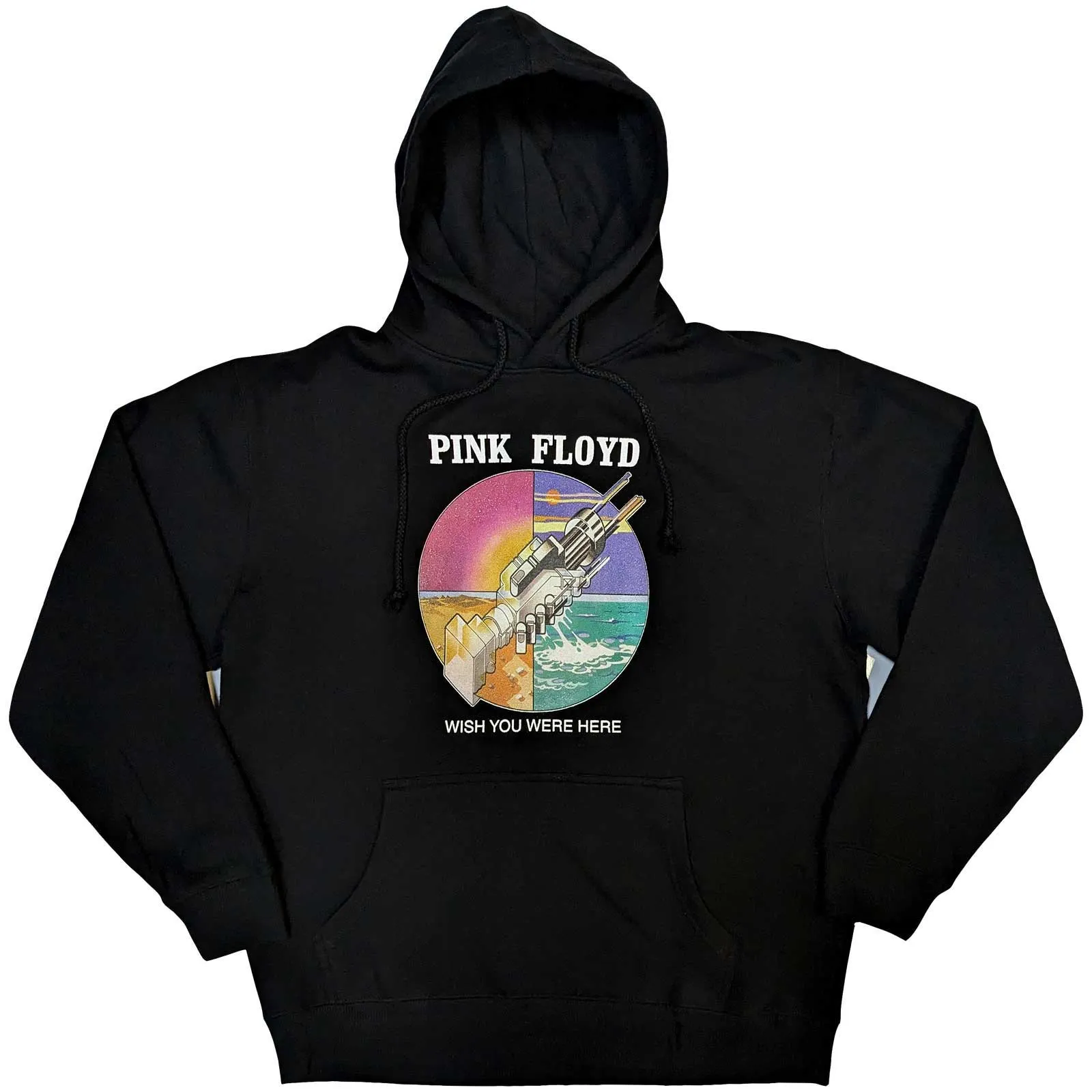 Pink Floyd Unisex Pullover Hoodie: WYWH Circle Icons