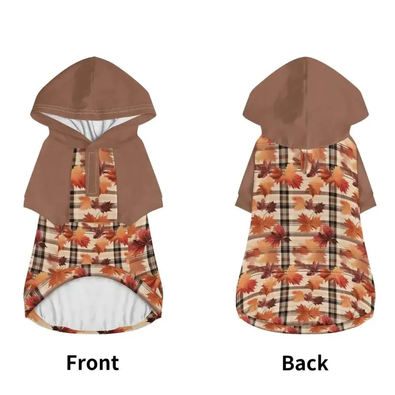 Plaid Fall Hoodies for Your Furry Friend's Ultimate Fashion Statement