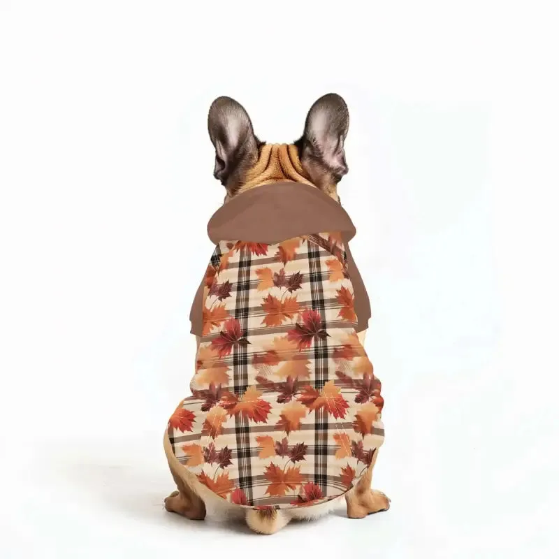 Plaid Fall Hoodies for Your Furry Friend's Ultimate Fashion Statement