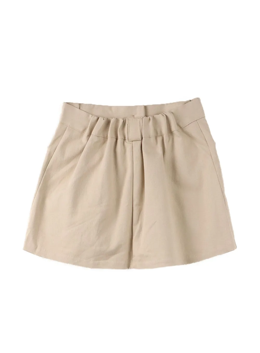 Pocket Cotton Mini Skirt IF408