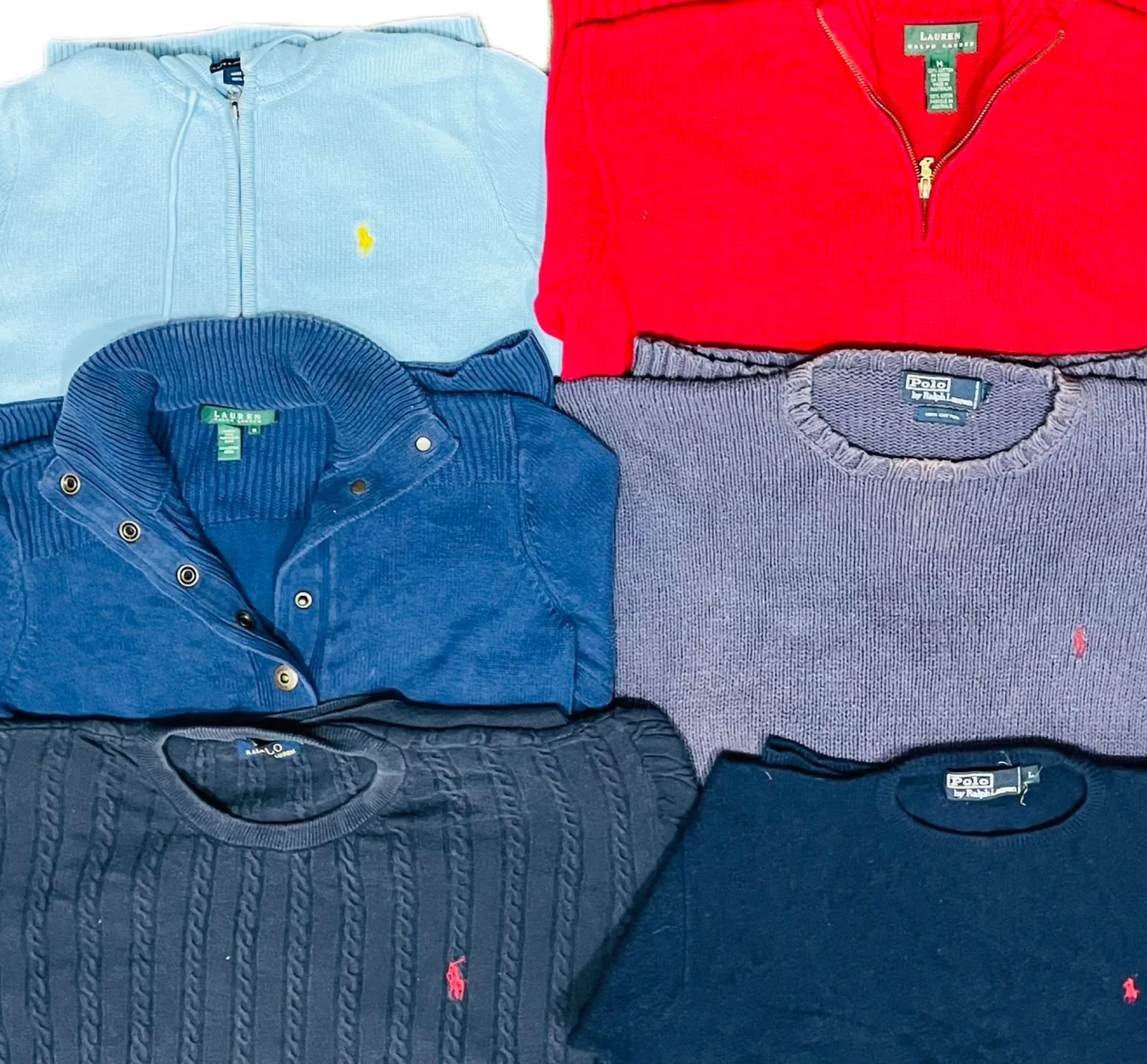 Polo/Ralph lauren sweaters 12 pcs