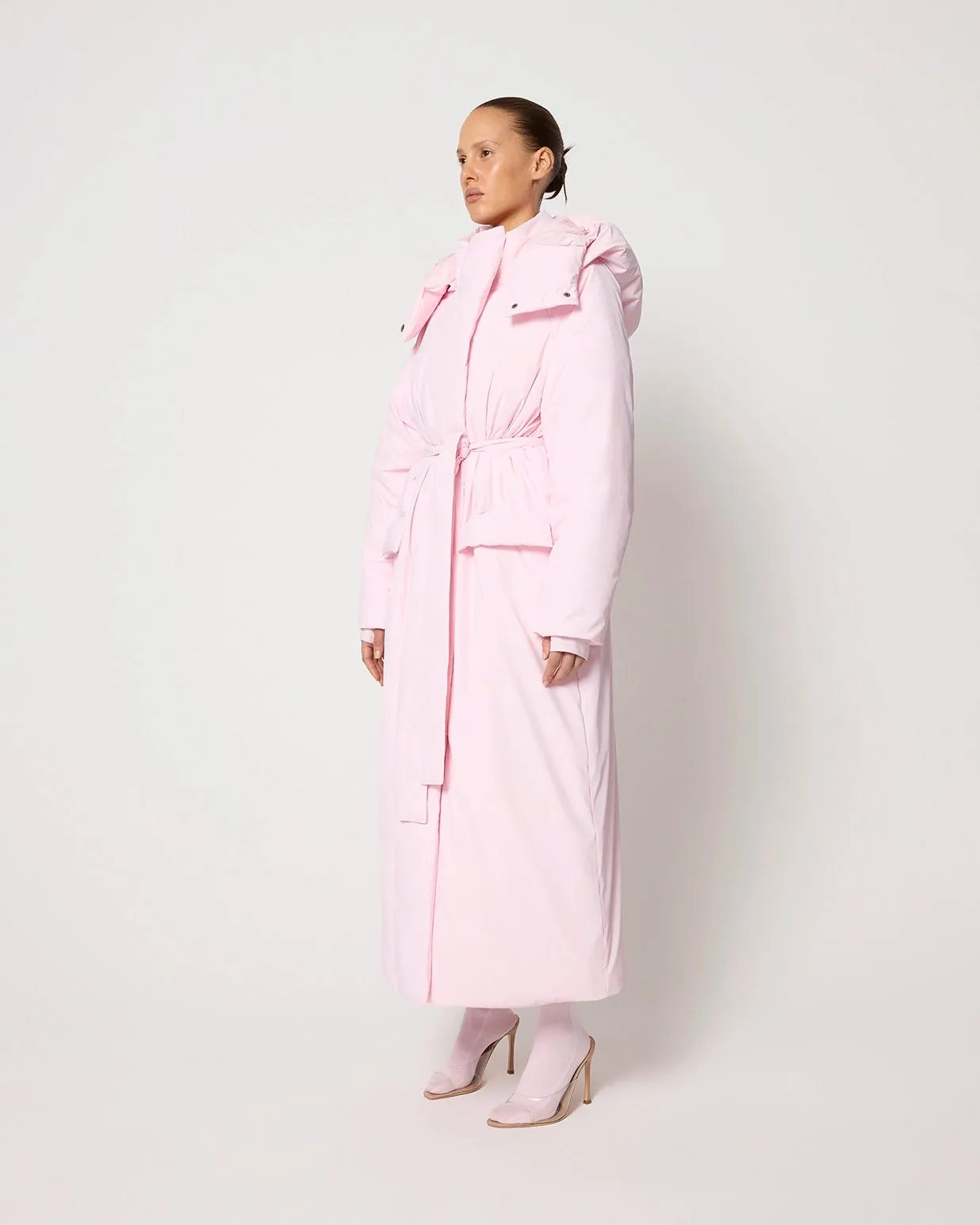 Puffer Coat | Powder Pink