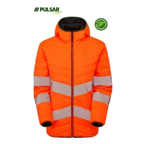 PULSAR® LIFE LFE963 GRS Women's Reversible Hi-Vis Puffer Jacket Orange