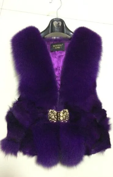 Real Fox Fur Vest (Multi-Colors)