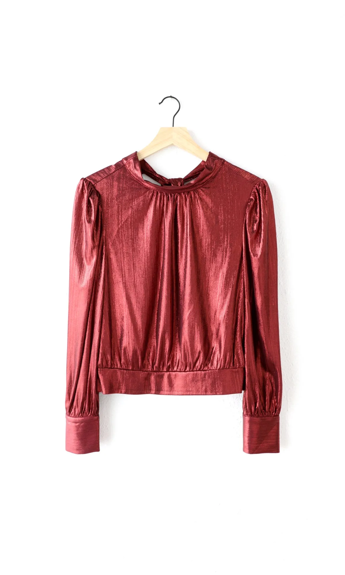 Rheanna Metallic Blouse