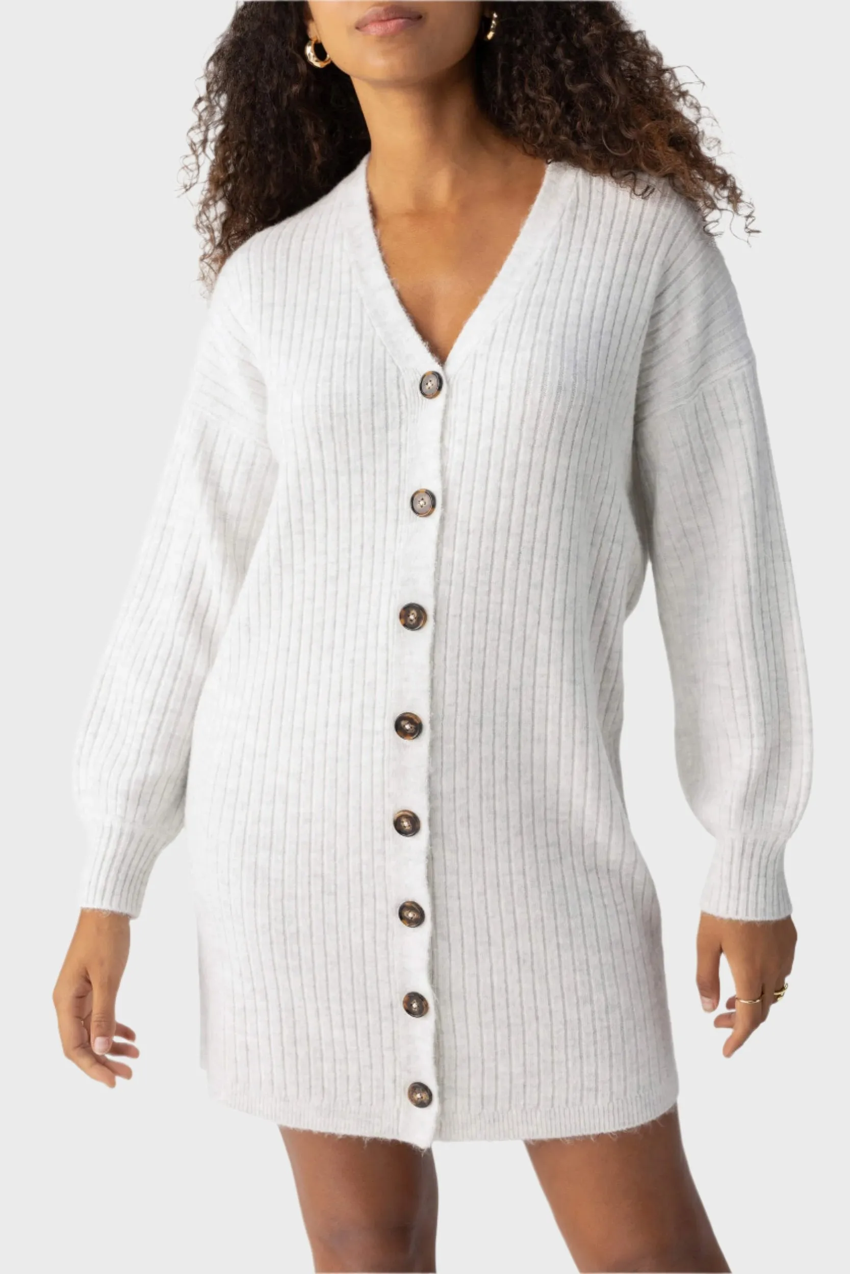 Sanctuary Button Front Sweater Dress