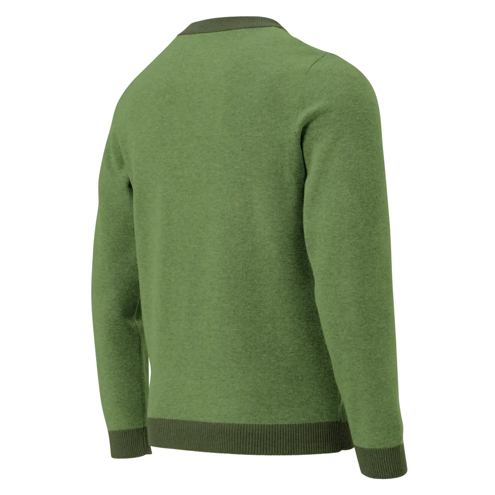 Santa Claus Is A Black Man (Green) Knitted Sweater