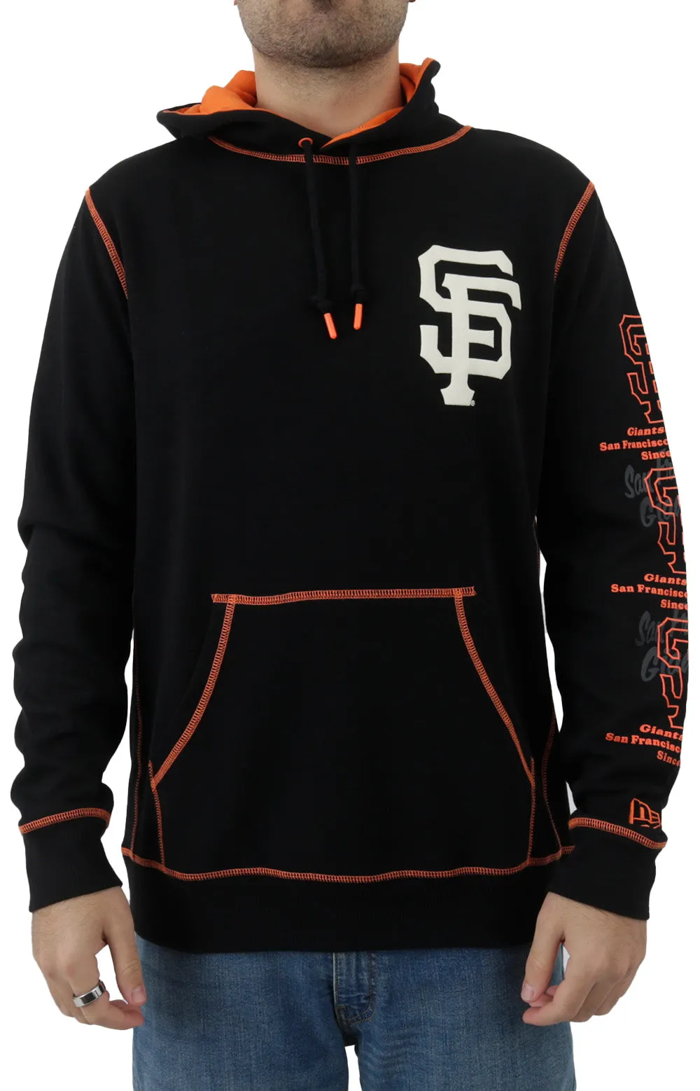 SF Giants Split Logo Classic Pullover Hoodie